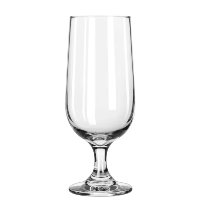 Libbey 3730 14 oz Embassy Footed Beer Glass - Safedge Rim & Foot Guarantee