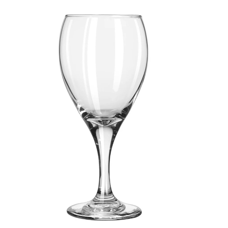 Libbey 3911 12 oz Teardrop Goblet Glass - Safedge Rim & Foot Guarantee