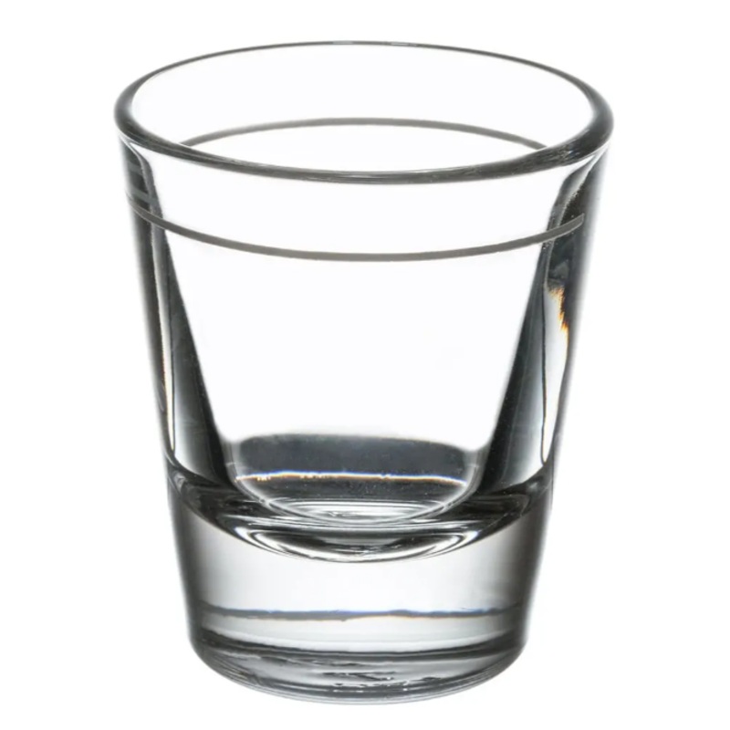 Libbey 5120/A0007 1 1/2 oz Whiskey Shot Glass with 1 oz Cap Line