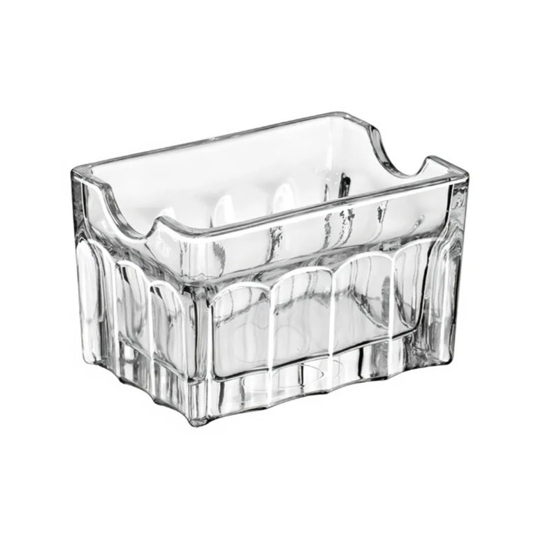 Libbey 5258 Rectangular Sugar Caddy - Glass, Clear