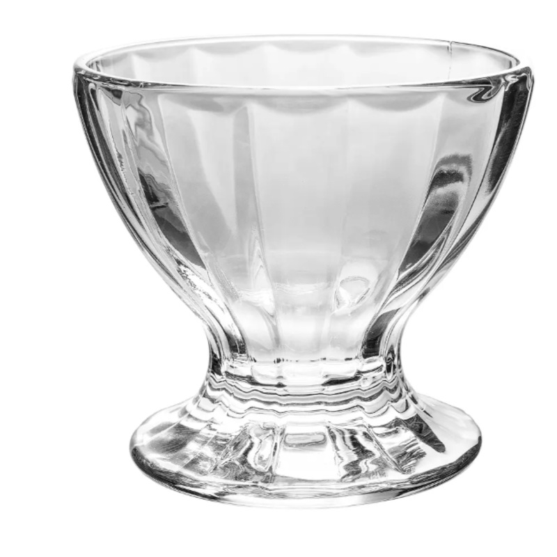 Libbey 5336 7 oz Footed Sundae Dish - Glass, Clear