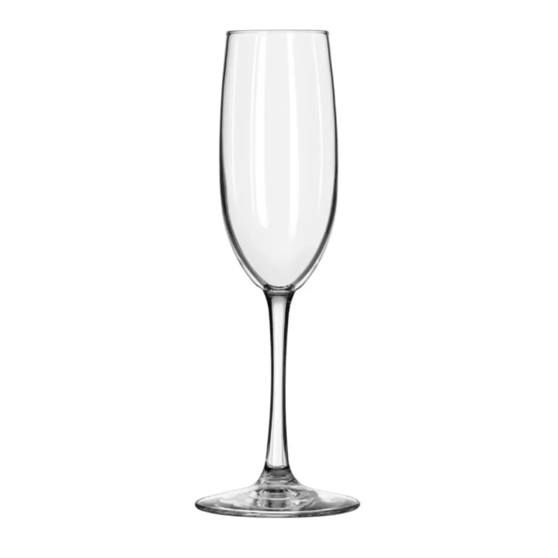 Libbey 7500 8 oz Vina Flute Glass - Safedge Rim and Foot Guarantee