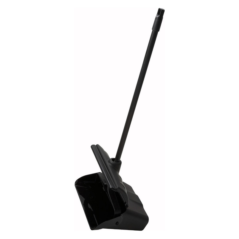 Winco DP-13C Lobby Dust Pan with Wind Break Cover 13" - 10/Case