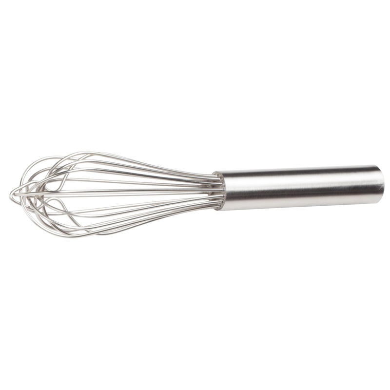 Winco FN-10 Stainless Steel French Whip 10" - 72/Case