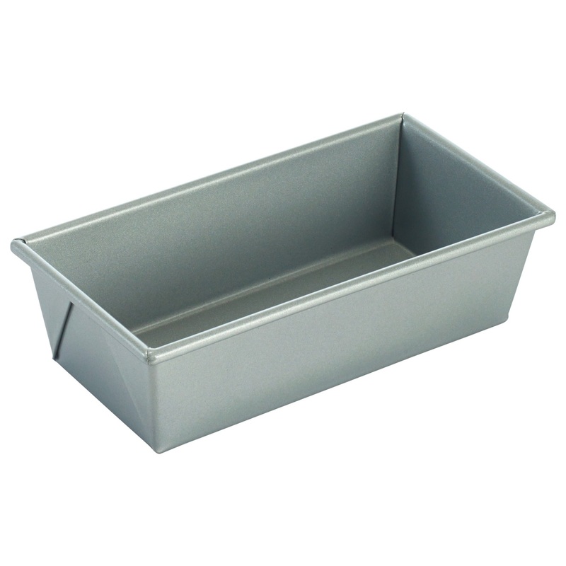 Winco HLP-94 Silicone Glazed Aluminized Steel 1 lb. Loaf Pan 9"L x 4-1/2"W x 2-3/4"D
