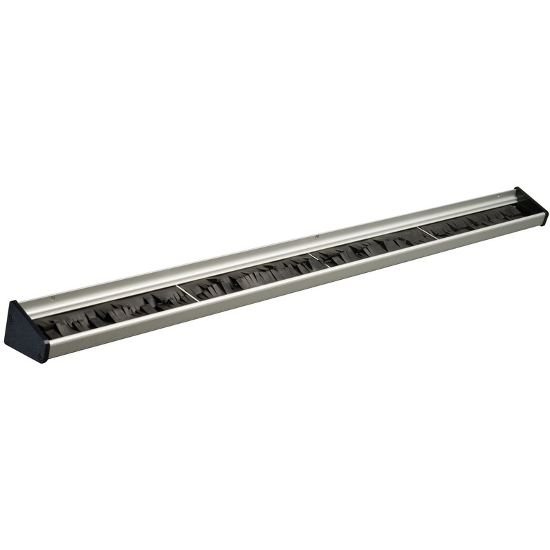 Winco MHH-36 Aluminum Mop & Broom Rack with Rubber Bristles 36" - 12/Case