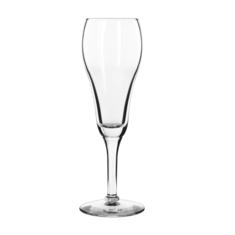 Libbey 8476 9 oz Citation Gourmet Tulip Champagne Flute Glass - Safedge Rim