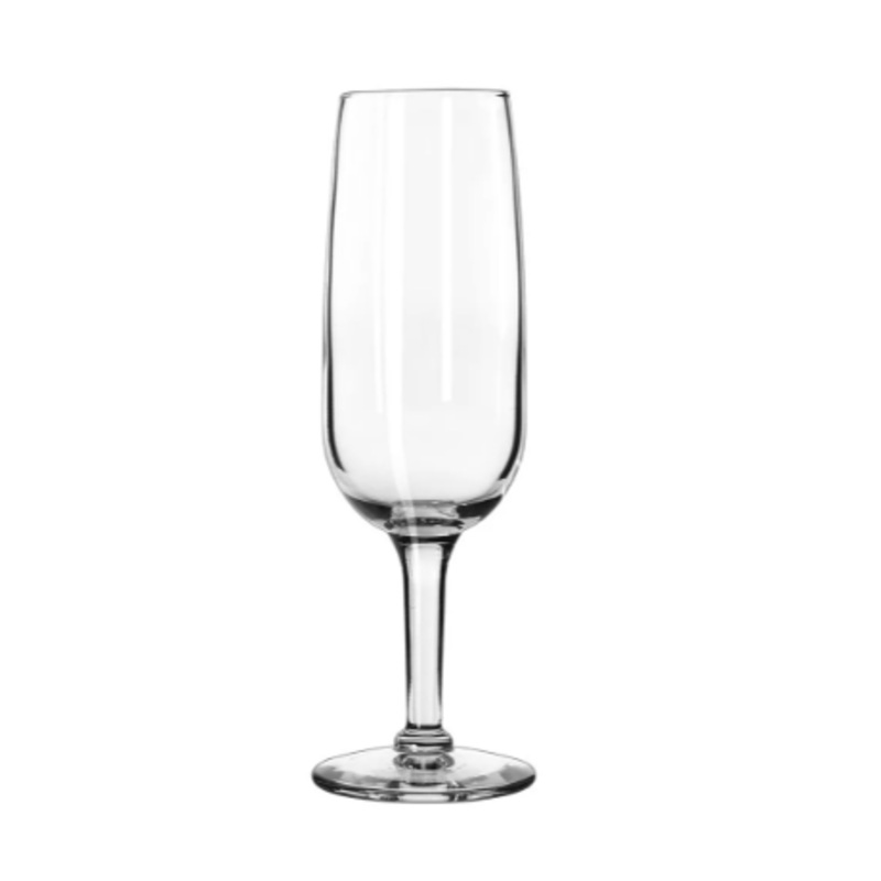 Libbey 8495 6 1/4 oz Citation Flute Glass - Safedge Rim Guarantee