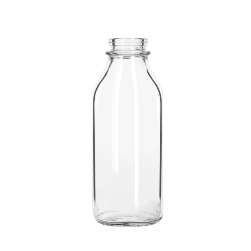 Libbey 92129 33 1/2 oz Milk Bottle - Nostalgic, Clear