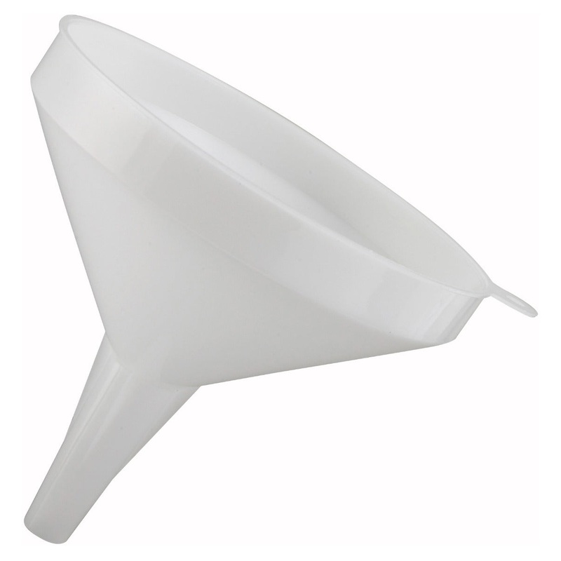 Winco PF-32 Plastic Funnel 32 oz. - White - 216/Case
