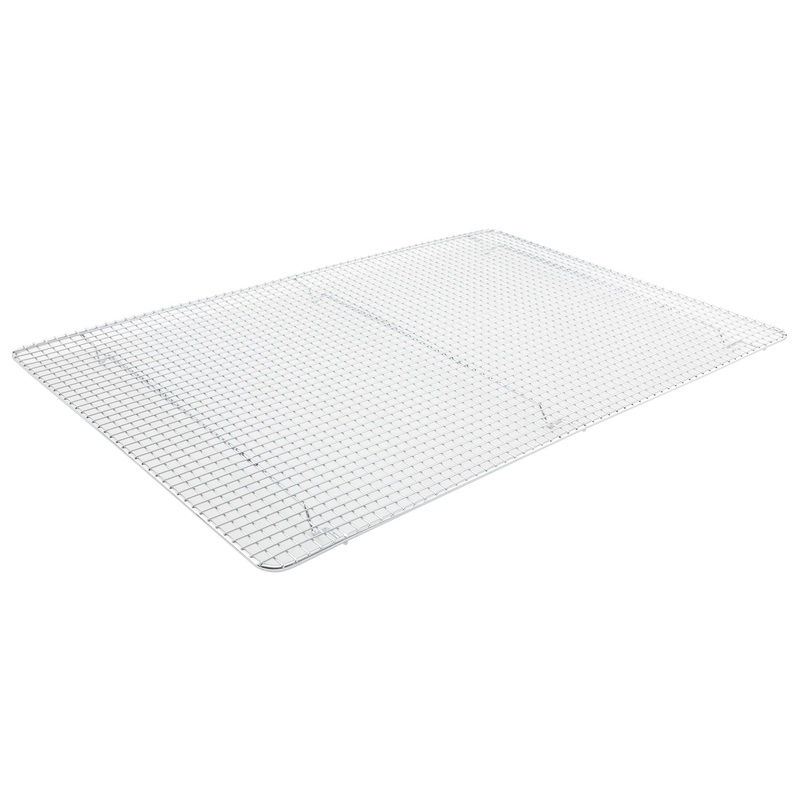 Winco PGW-2416 Chrome-Plated Wire Sheet Pan Grate / Cooling Rack 24 x 16" - For Full Size - 24/Case