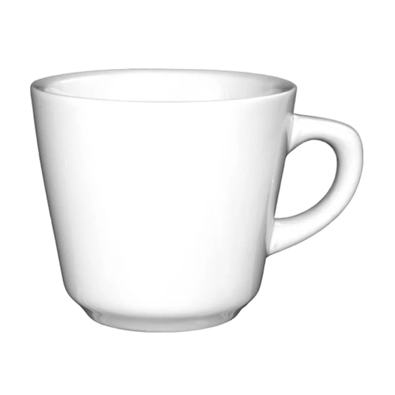 International Tableware DO-1 7 oz Dover Cup - Porcelain, European White