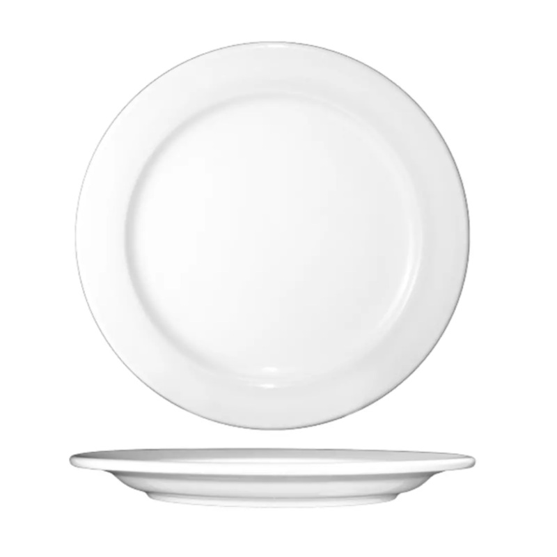International Tableware DO-31 6 1/4" Round Dover Plate - Porcelain, European White