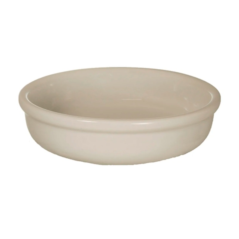 International Tableware OB-55-AW 8 oz Round Creme Brulee - Ceramic, American White
