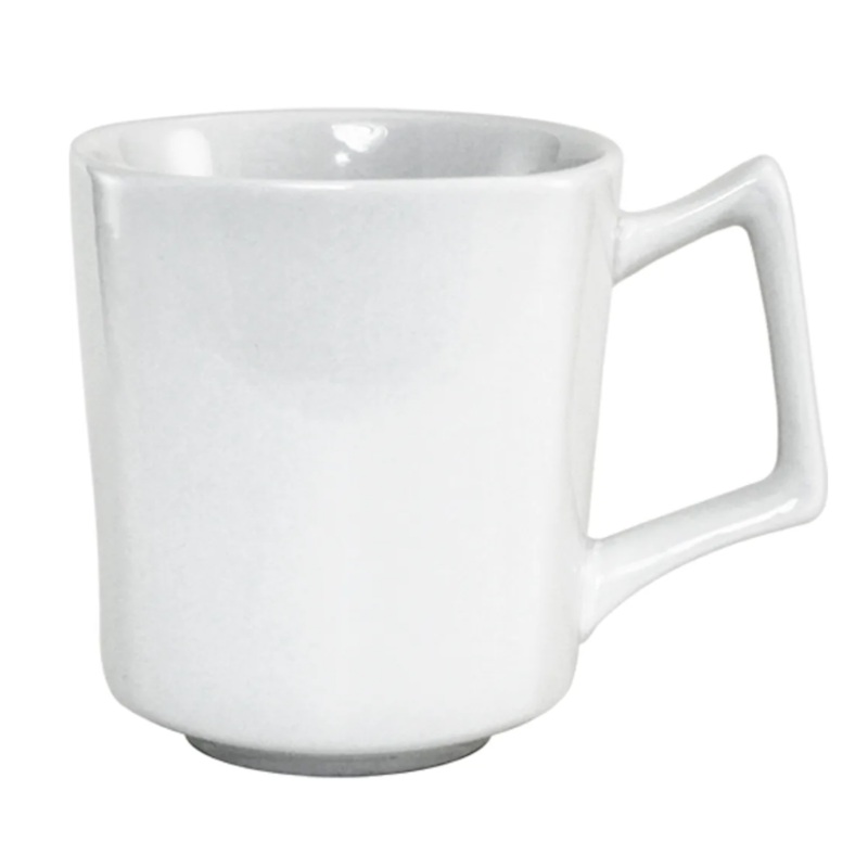 International Tableware QP-17 12 oz Quad Cup - Porcelain, European White