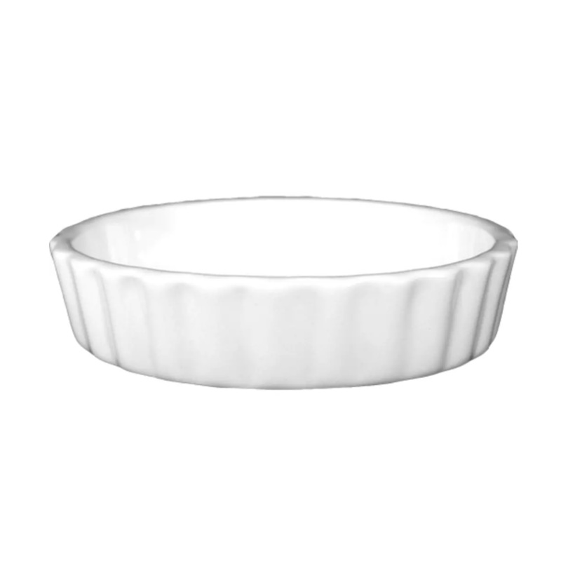 International Tableware SOFR-5-EW 5 oz Round Souffle Dish - Porcelain, European White