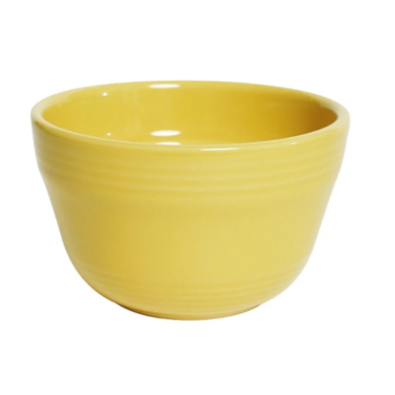 Tuxton CSB-0752 7 1/2 oz Concentrix Bouillon Bowl - Ceramic, Saffron - 2ea/Case