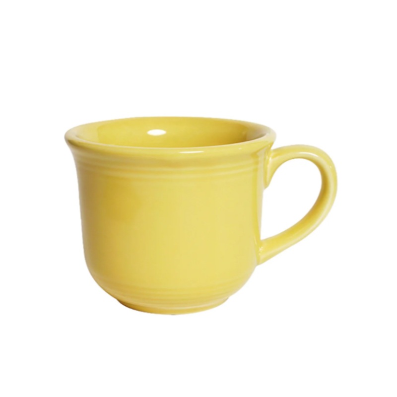Tuxton CSF-0702 8 oz Concentrix Cup - Ceramic, Saffron - 2ea/Case