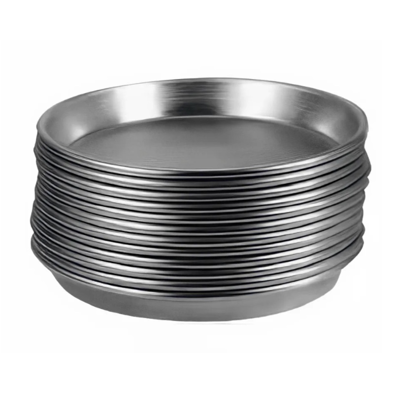 American Metalcraft ADEP7 7" Tapered Pizza Pan, 1" Deep, Solid, Aluminum - 24ea/Case