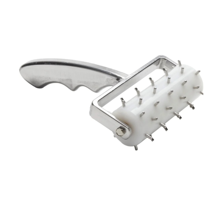 American Metalcraft DDCH7744 7 1/2" Dough Docker w/ Handle & Pins, Aluminum/Stainless - 24ea/Case