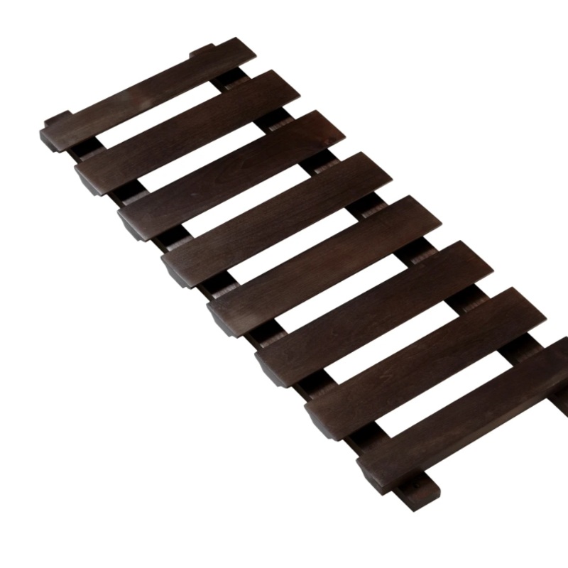 American Metalcraft GR1435 Glass Rack, 14x35", Walnut