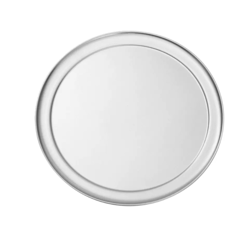 American Metalcraft TP8 8" Wide Rim Pizza Pan, Solid, Aluminum - 72ea/Case