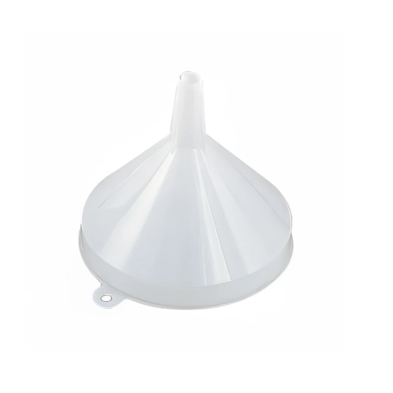 Browne 368 8 oz Funnel - Plastic, White - 12ea/Case