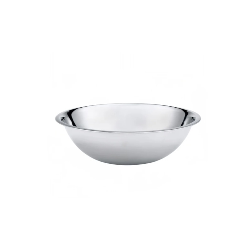 Browne 574958 8 qt Mixing Bowl, Rolled Edge, Mirror Polished, 700 Series