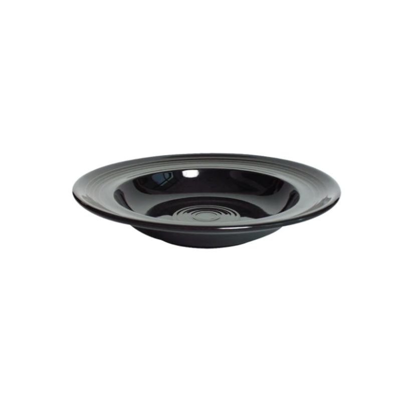 Tuxton CBD-090 12 oz Concentrix Soup Bowl - Ceramic, Black - 2ea/Case