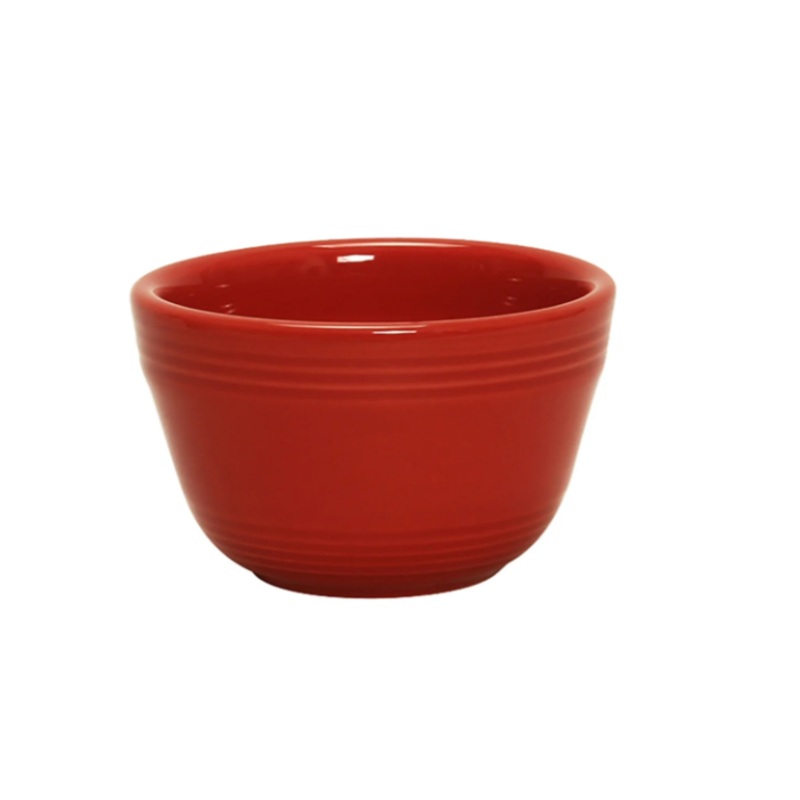 Tuxton CQB-0752 7 1/2 oz Concentrix Bouillon Bowl - Ceramic, Cayenne - 2ea/Case