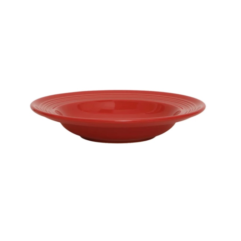 Tuxton CQD-090 12 oz Concentrix Soup Bowl - Ceramic, Cayenne - 2ea/Case
