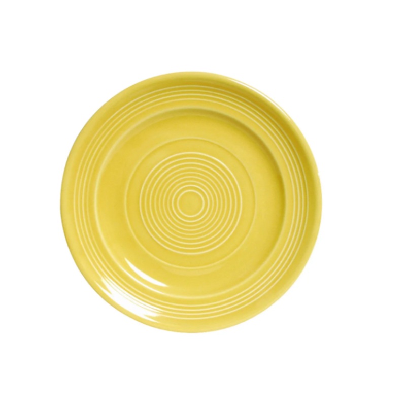 Tuxton CSA-090 9" Round Concentrix Plate - Ceramic, Saffron