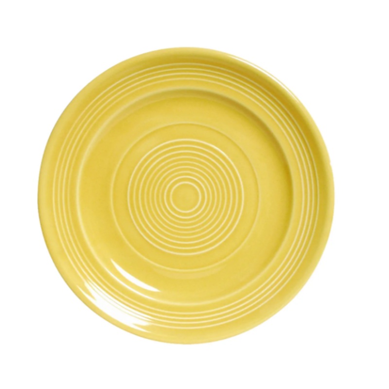 Tuxton CSA-120 12" Round Concentrix Plate - Ceramic, Saffron
