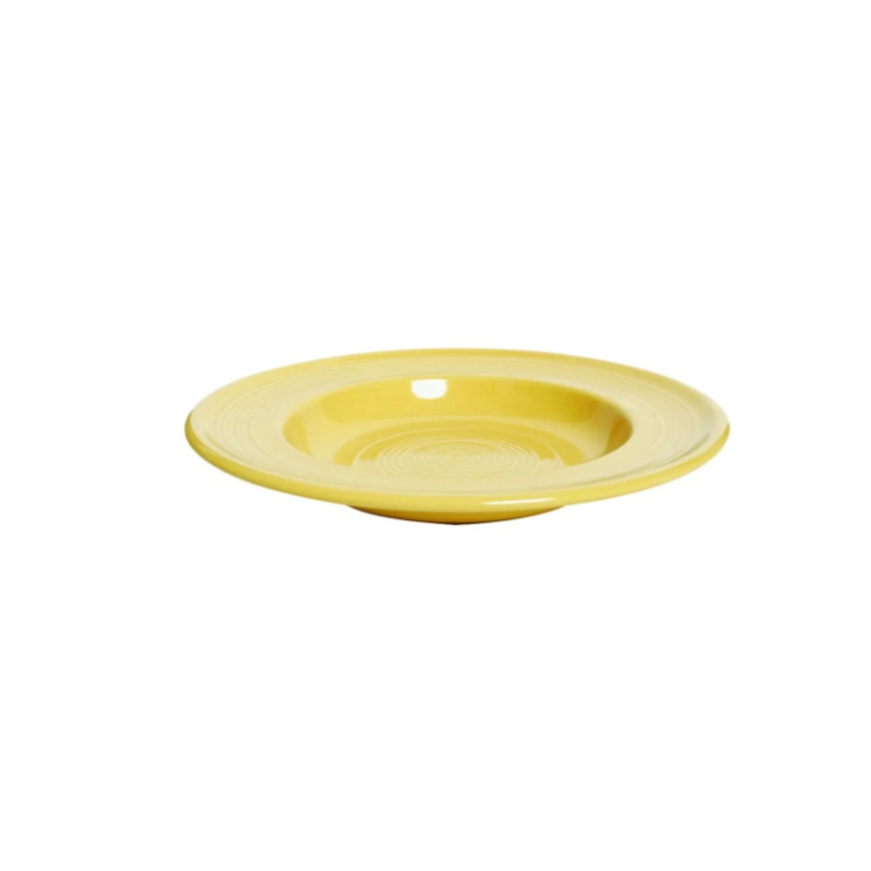 Tuxton CSD-120 24 1/2 oz Concentrix Pasta Bowl - Ceramic, Saffron - 6ea/Case