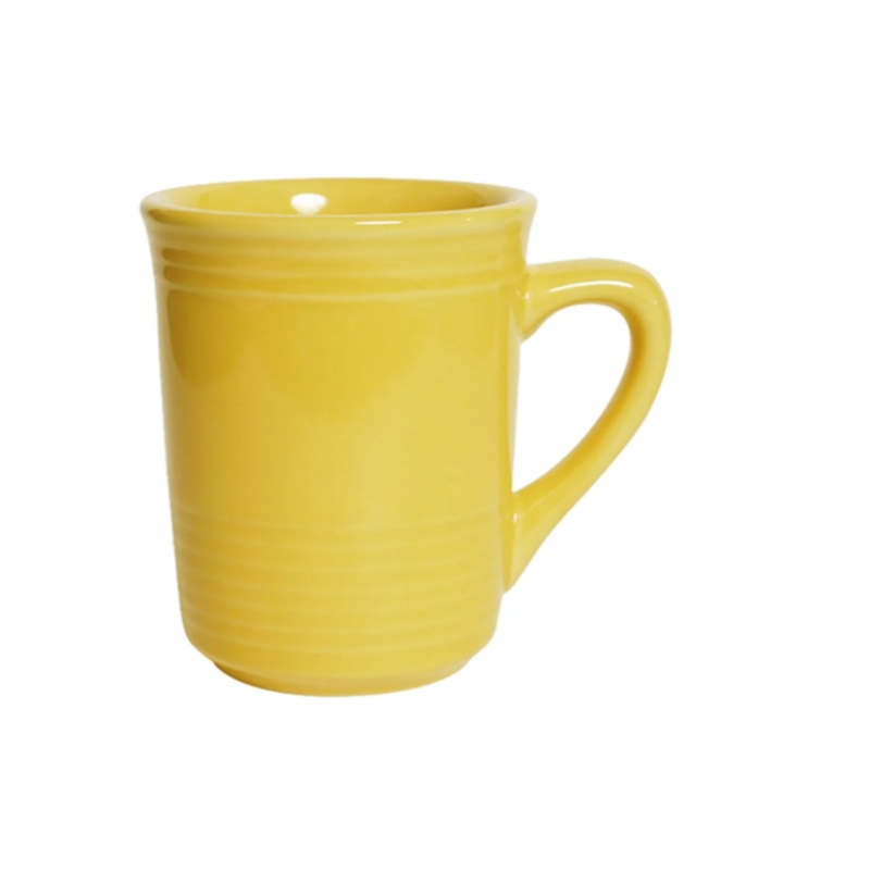 Tuxton CSM-085 8 oz Concentrix Gala Mug - Ceramic, Saffron