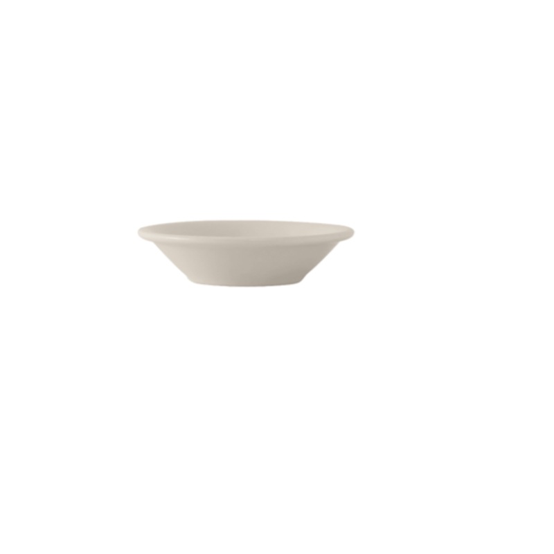 Tuxton TRE-032 3 oz Reno/Nevada Fruit Dish - Ceramic, American White/Eggshell - 3ea/Case