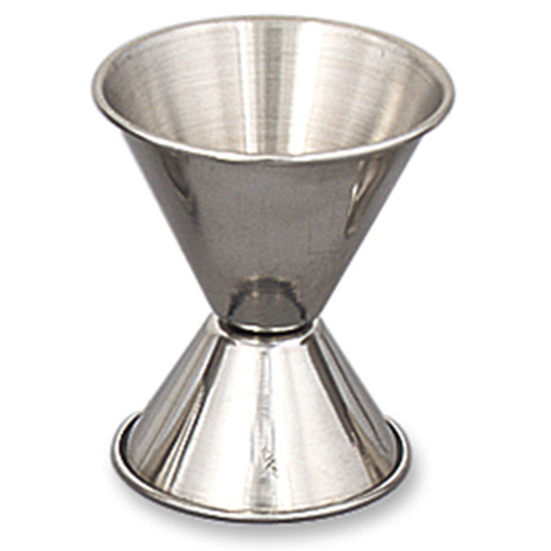 Browne 1291 Stainless Steel Double Jigger 3/4 oz. & 1-1/2 oz.