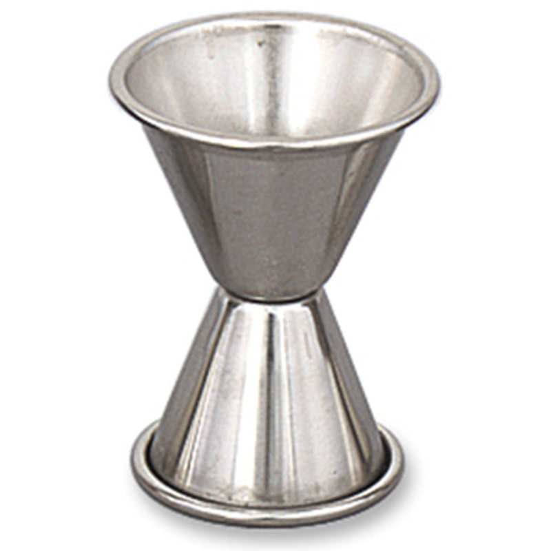 Browne 1292 Stainless Steel Double Jigger 1 oz. & 1-1/2 oz.