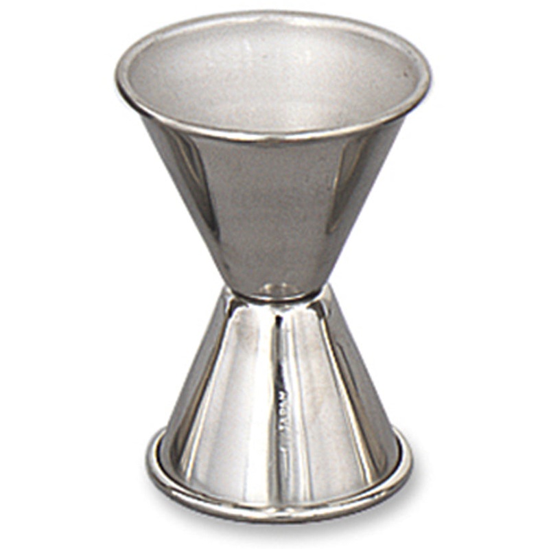 Browne 1294 Stainless Steel Double Jigger 3/4 oz. & 1-1/4 oz.