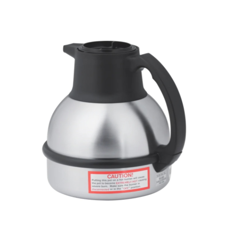 Bunn 36029.0001 Thermal Carafe w/ 62 oz Capacity & Brew-Thru Lid, Vacuum Insulation, Stainless (36029.0001)