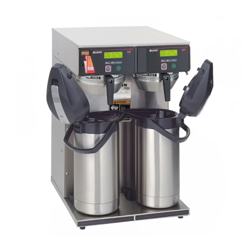 Bunn AXIOM Twin-APS 15 gal AXIOM Twin Airpot Coffee Brewer, Faucet & LCD Display, 120 240v/1ph (38700.0013)