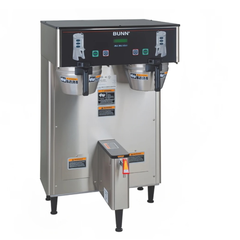 Bunn DUAL TF DBC BrewWISE Dual Satellite Digital Coffee Brewer w/ Funnel Lock, 120 208v/1ph (34600.0006)