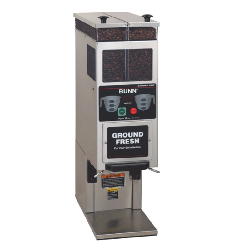 Bunn G9-2T DBC Coffee Grinder, 2 Hoppers & Wireless Interface, Stainless (33700.0000)