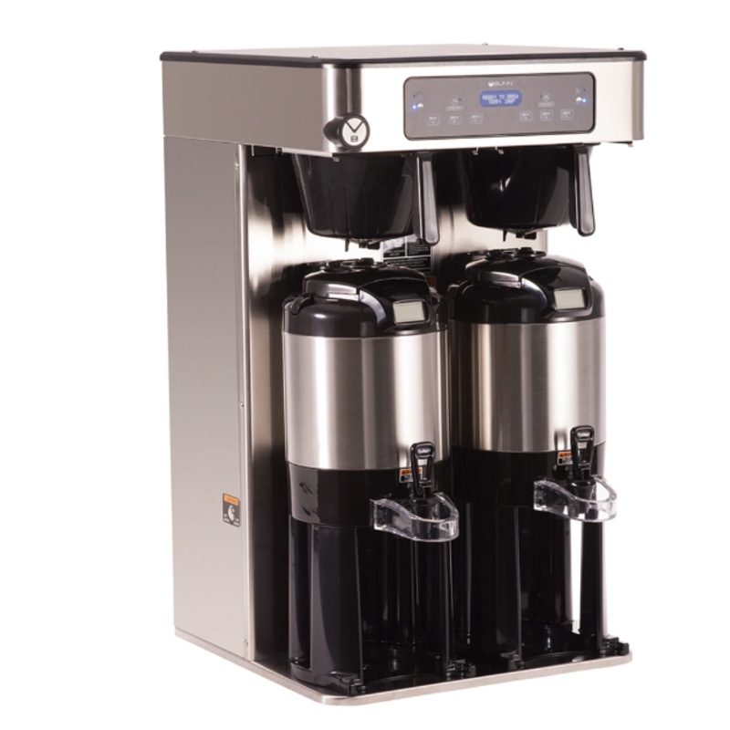 Bunn ICB TWIN Twin Infusion Series Tall Coffee Brewer for ThermoFresh Servers - Stainless, 120-240v/1ph (53200.0101)