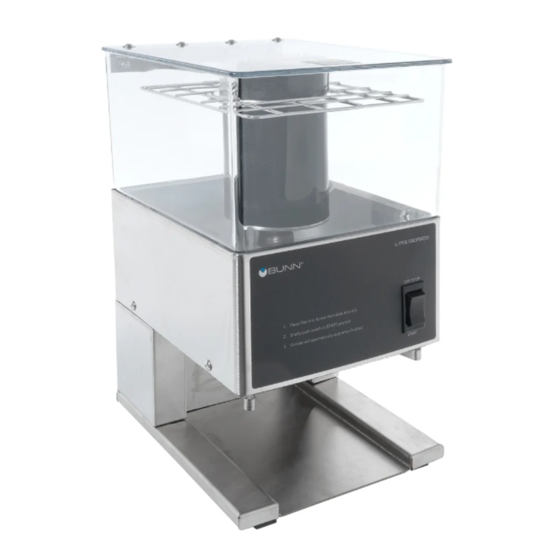 Bunn LPG Low Profile Coffee Grinder w/ 6 lb Hopper & Portion Control, 120v (20580.0001)