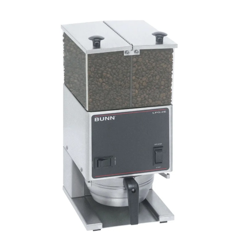 Bunn LPG2E Low Profile Portion Control Coffee Grinder, 2 Hoppers (26800.0000)