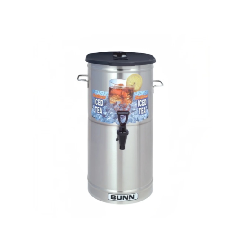 Bunn TDO-4 4 gal Oval Iced Tea Coffee Dispenser w/ Handles, Brew-through Lid (34100.0002)