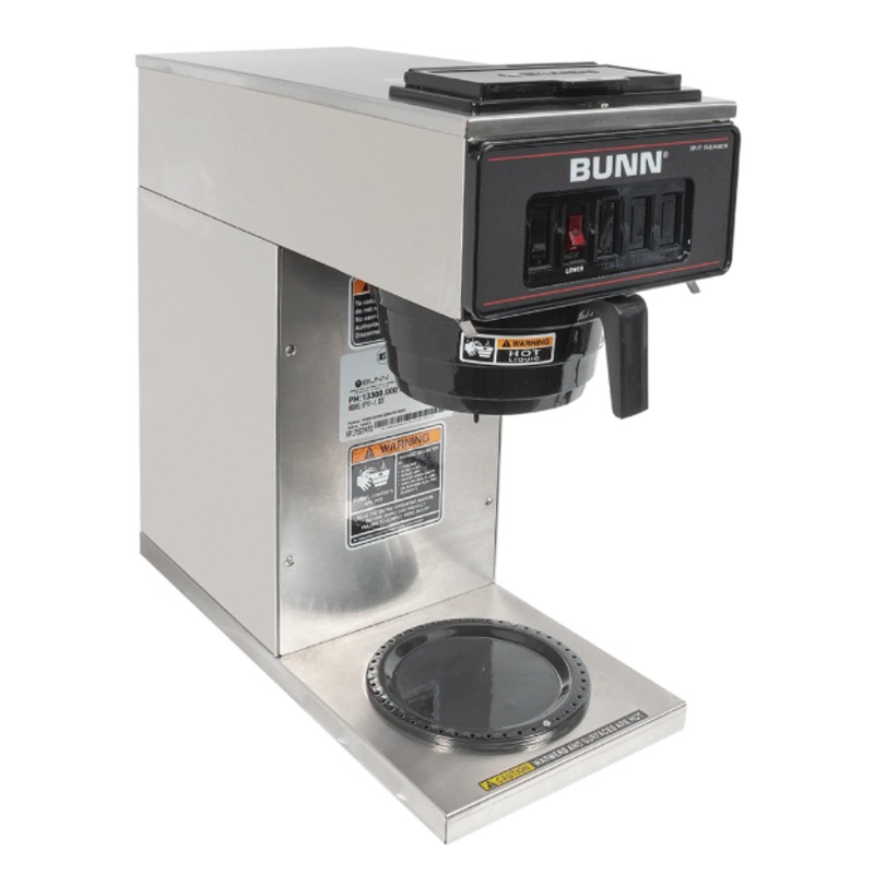 Bunn VP17-1 Medium Volume Decanter Coffee Maker - Pourover, 3 4/5 gal/hr, 120v (13300.0001)