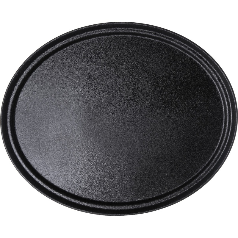 Carlisle 2700GR - Griptite Oval Tray 27-1/16" x 22-5/16" - Toffee Tan