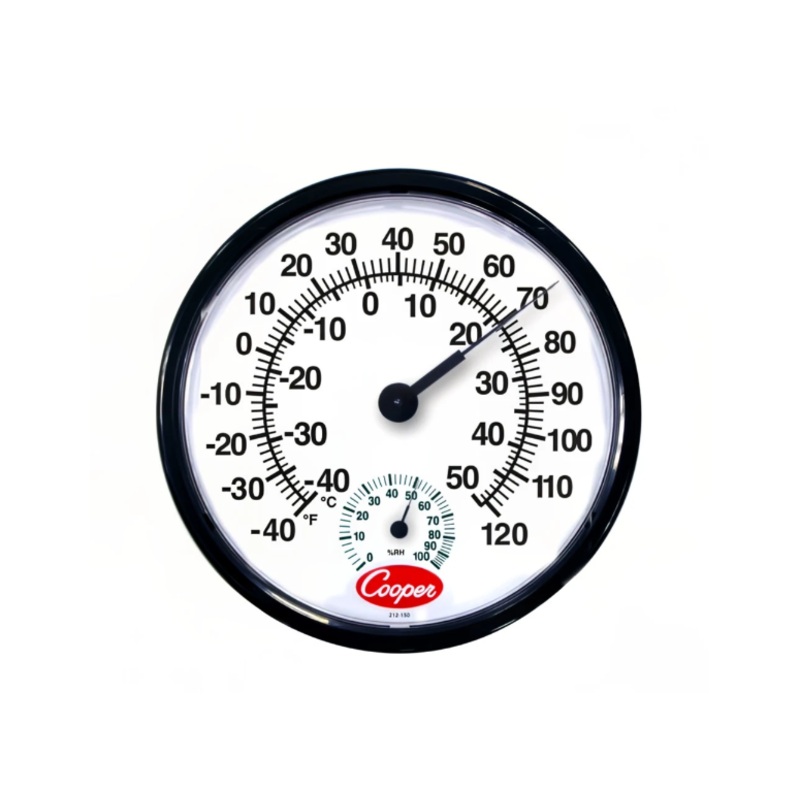 Cooper-Atkins 212-150-8 Wall Dial Thermometer, -40 To 120 Degrees F